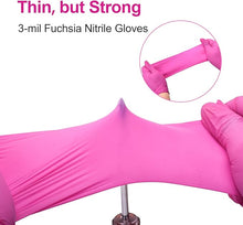Load image into Gallery viewer, 100pc Disposable Nitrile Exam 3-mil Latex Free Medical Cleaning Food-Safe Gloves