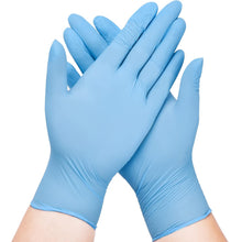 Load image into Gallery viewer, 100pc Disposable Nitrile Exam 3-mil Latex Free Medical Cleaning Food-Safe Gloves
