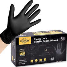 Load image into Gallery viewer, Thor Grip Heavy Duty Outdoor Industrial Black, Orange or Green Nitrile Gloves with Raised Diamond Texture, 8-mil, Latex Free, Powder Free