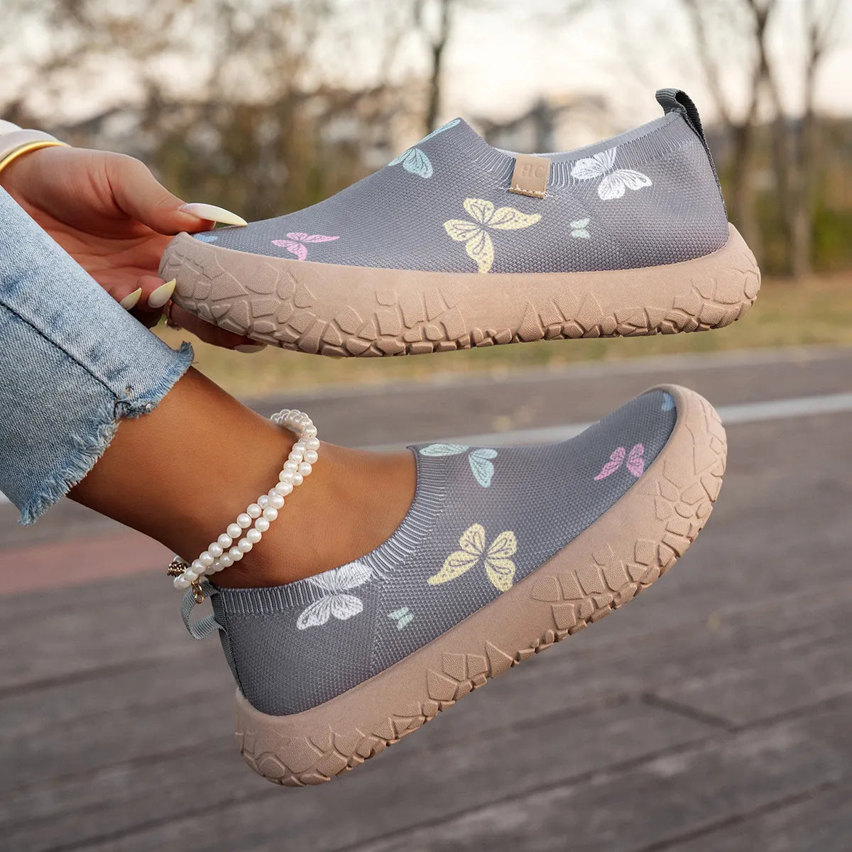 ⏰Flash Sale 50% OFF🔥Women's Sporty Casual Walking Shoes, Lightweight Breathable Thick-Soled Height-Increasing Sneakers