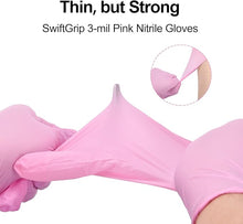 Load image into Gallery viewer, 100pc Disposable Nitrile Exam 3-mil Latex Free Medical Cleaning Food-Safe Gloves