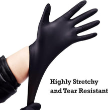 Load image into Gallery viewer, Thor Grip Heavy Duty Outdoor Industrial Black, Orange or Green Nitrile Gloves with Raised Diamond Texture, 8-mil, Latex Free, Powder Free