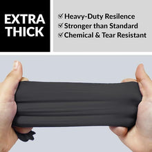 Load image into Gallery viewer, 100pcs Disposable Nitrile Ultra-Durable Gloves, 5-mil, Black Gloves Disposable Latex Free, Powder Free Gloves Waterproof, Tear-Resistant, and Powder-Free for Kitchen Cleaning, Tattoo, Hair Dyeing, Pet Grooming - Perfect for Outdoor Cleaning Supplies