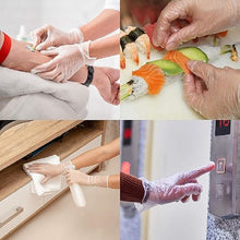 Load image into Gallery viewer, 2PK x 200pcs TPE Disposable Hybrid Outdoor Poly Clear Glove, Latex-Free, Powder-Free for Sushi Chef and Household Multi-Purpose