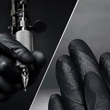 Load image into Gallery viewer, Thor Grip Heavy Duty Outdoor Industrial Black, Orange or Green Nitrile Gloves with Raised Diamond Texture, 8-mil, Latex Free, Powder Free