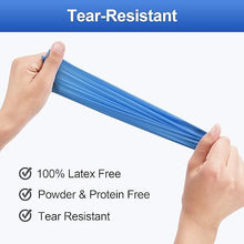 Load image into Gallery viewer, Blue Vinyl Gloves, 4 mil, Disposable Latex-Free Gloves for Cooking &amp; Cleaning, Outdoor 100-ct Box Durable Nitrile Disposable Gloves - Powder-Free, Latex-Free, High-Elasticity Comfort Fit - Food Safe for Cleaning, Hairdressing, Pets, Crafts, Cars