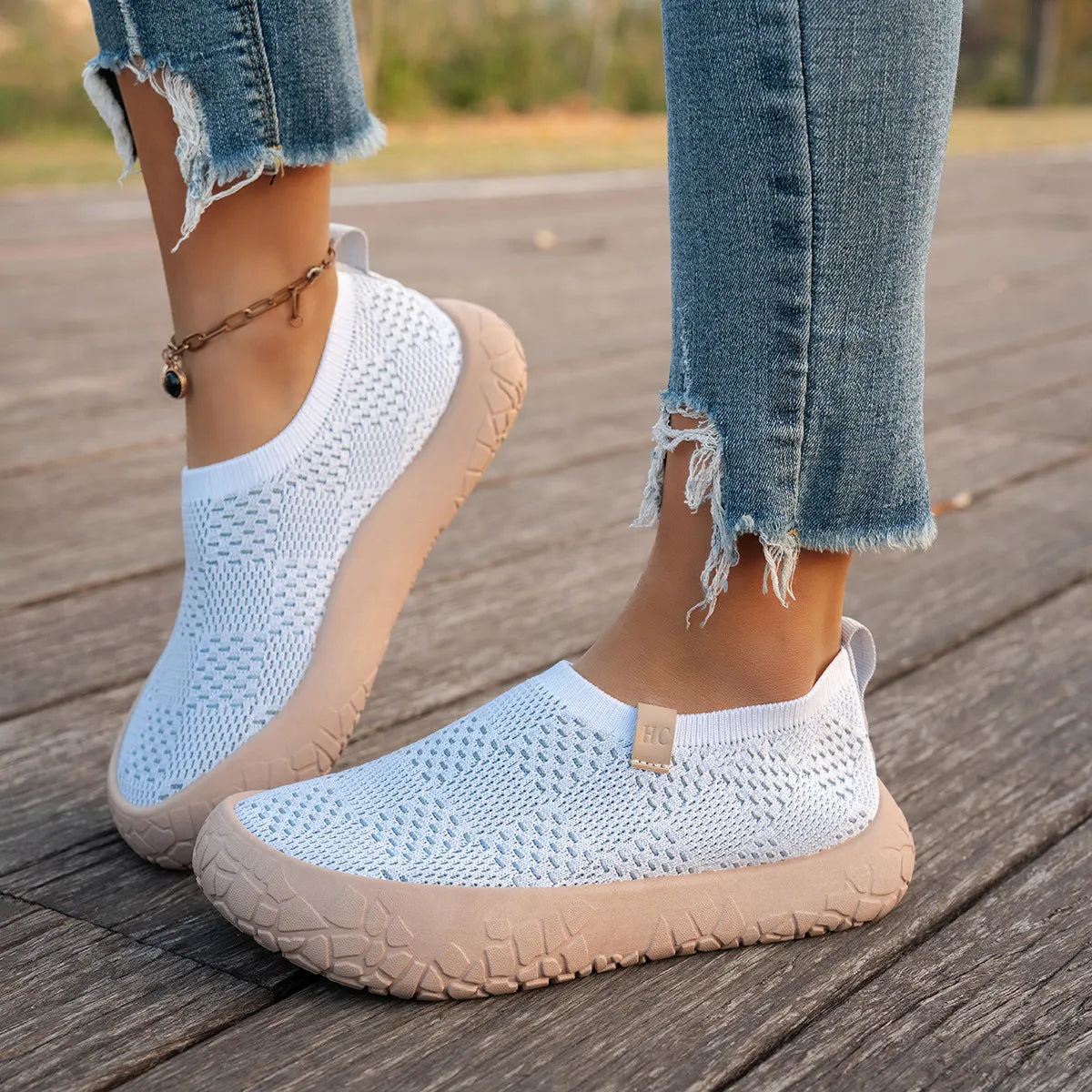 ⏰Flash Sale 50% OFF🔥Women's Sporty Casual Walking Shoes, Lightweight Breathable Thick-Soled Height-Increasing Sneakers