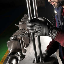 Load image into Gallery viewer, 100 pcs Heavy Duty Mechanic Nitrile Black/Orange Disposable 8 MIL Diamond Gloves