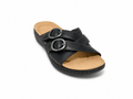 Women’s Soft-Step Leather Slide Sandals – All-Day Comfort
