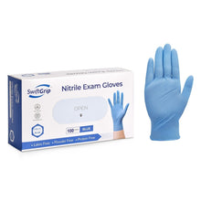 Load image into Gallery viewer, 200pcs Disposable Nitrile Ultra-Durable Gloves, 3-mil, Latex Free, Powder Free Gloves Waterproof, Tear-Resistant, and Powder-Free for Kitchen Cleaning, Tattoo, Hair Dyeing, Pet Grooming - Perfect for Cleaning Supplies and Household Gadgets