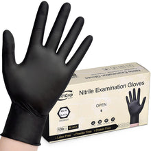 Load image into Gallery viewer, 100pcs Disposable Nitrile Ultra-Durable Gloves, 3-mil, Latex Free, Powder Free Gloves Waterproof, Tear-Resistant, Hair Dyeing, Pet Grooming, Beauty Salons, and Household Chores - Perfect for Cleaning Supplies and Household Gadgets