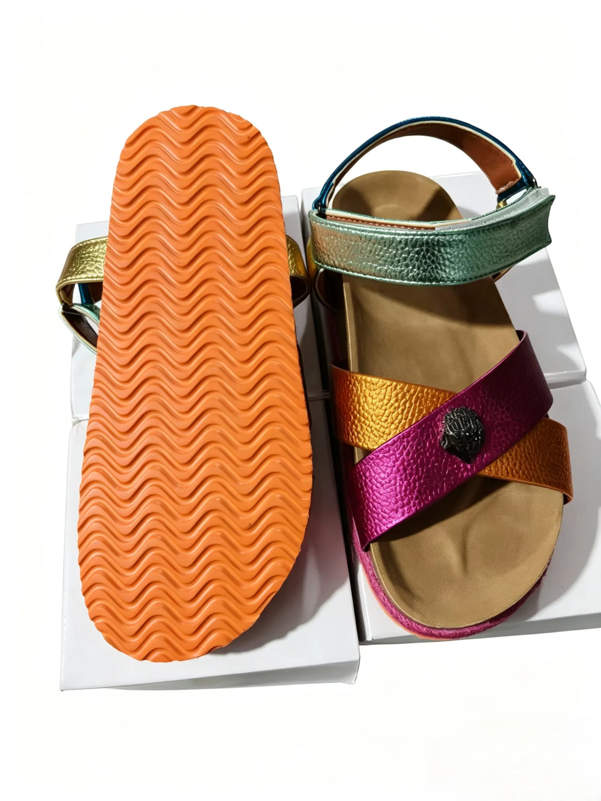 ⏰Flash Sale 50% OFF🔥Bohemian Style Woven Wedge Summer Sandals, Dopamine flip-flops
